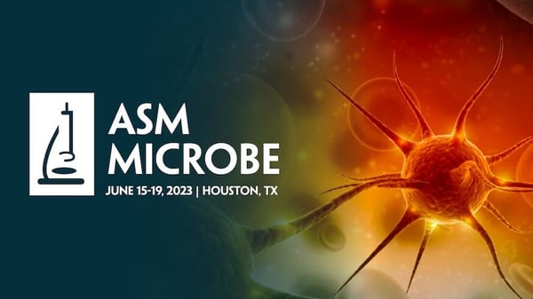 Photo Showing the ASM Microbe Logo