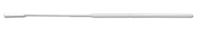 PurFlock Ultra 6 Sterile Ultrafine Flock Swab with Polystyrene Handle, 100mm Breakpoint