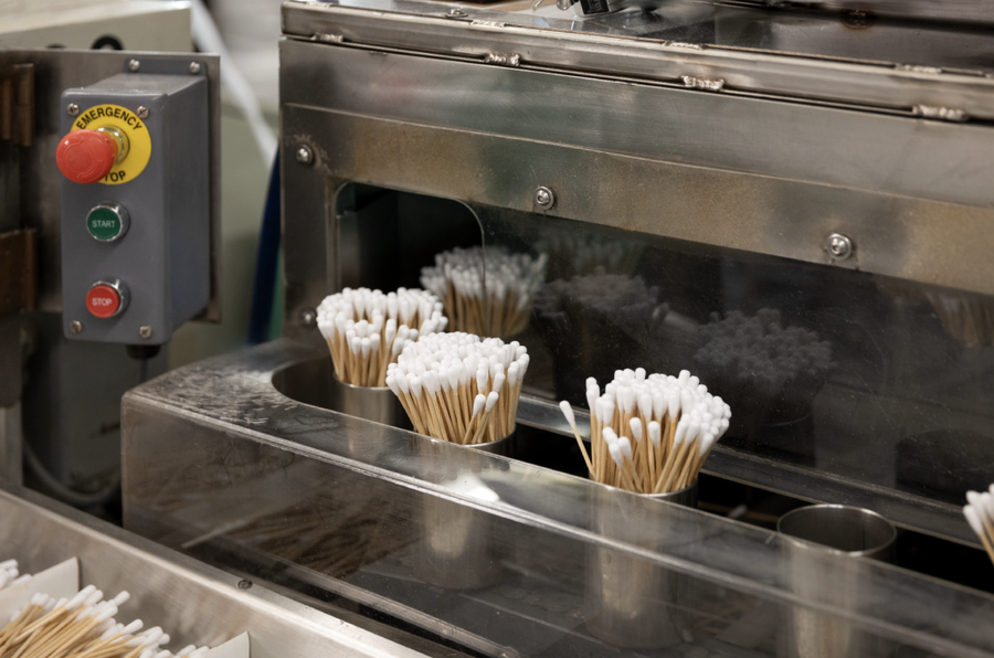 wholesale swabs on the manufacturing line
