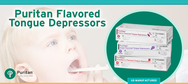 Puritan Flavored Tongue Depressors For Pediatrics and More