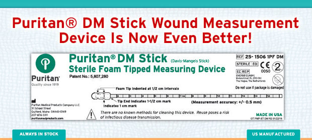 Puritan® DM Stick Wound Measurement Device Is Now Even Better!